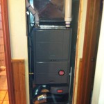 Furnace install with humidifier